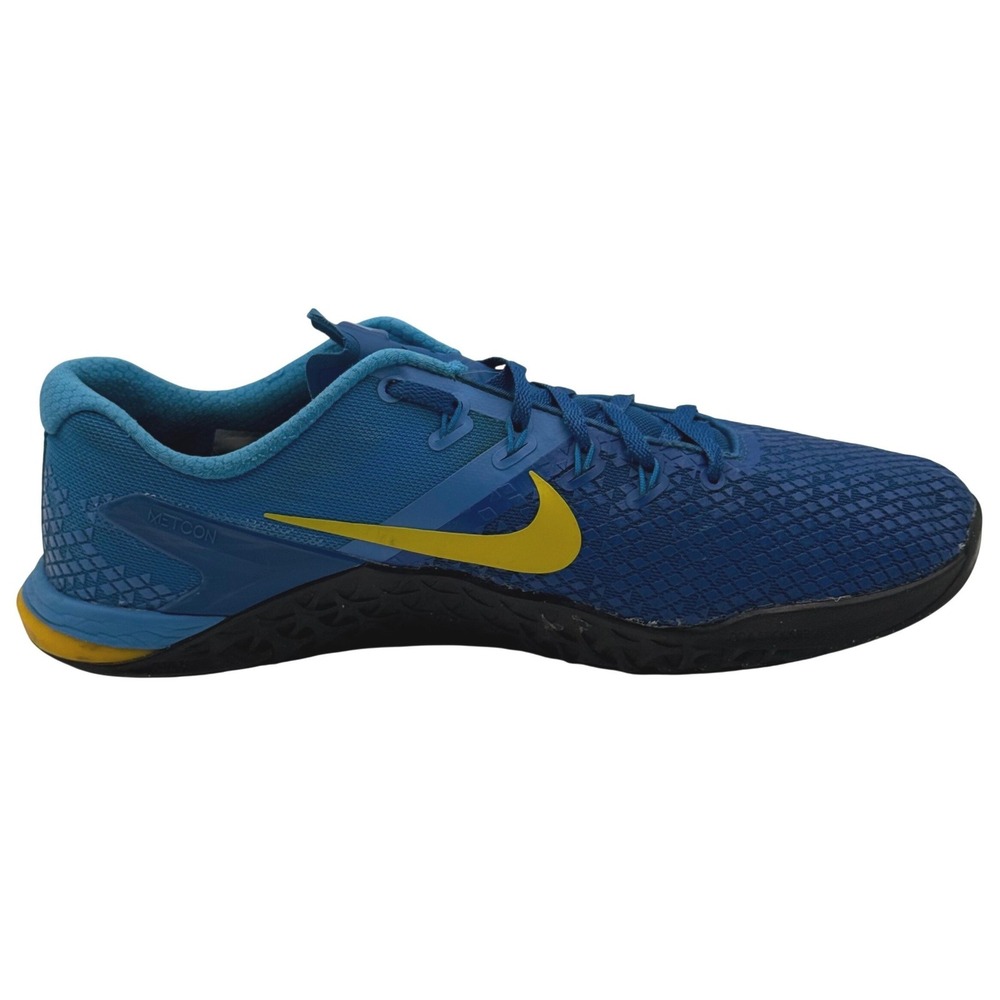 Nike Metcon Training Shoes Men's‎ Size 11 Blue Yellow BV1636-474 Athletic Gym - Picture 5 of 8